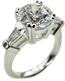 Baguette Diamonds And Hearts On Fire&reg; Diamond Ring