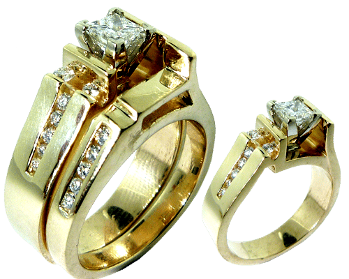 Custom Wedding Band To Match Engagement Ring