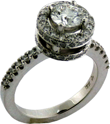 Engagement Ring with Diamonds