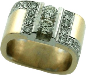 Custom Designed Lady's Diamond Ring