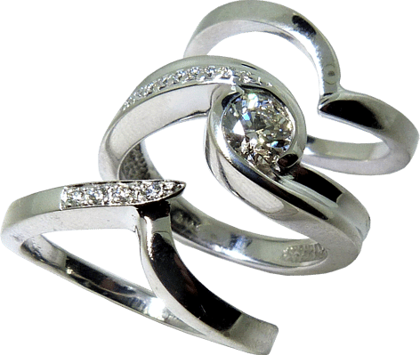 Wedding Or Anniversary Band To Fit Diamond Engagement Ring