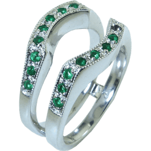Emerald and Platinum Wedding Sleeve