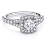 Acclaim Halo Engagement Ring by Hearts on Fire