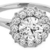 Liliana Halo Engagement Ring by Hearts on Fire