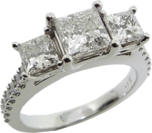 D Tse Diamond Engagement Ring