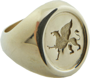 Griffin Family Crest Ring