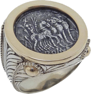 Men's Roman Denarius Ring