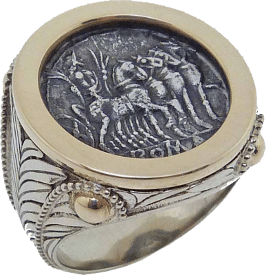 Men's Roman Denarius Ring