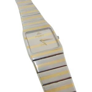 Estate item - Baum & Mercier "Monte Carlo" men's watch with 18K yellow gold inlay from 1980's in very good condition.