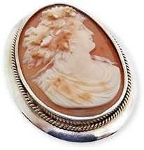cameo brooch